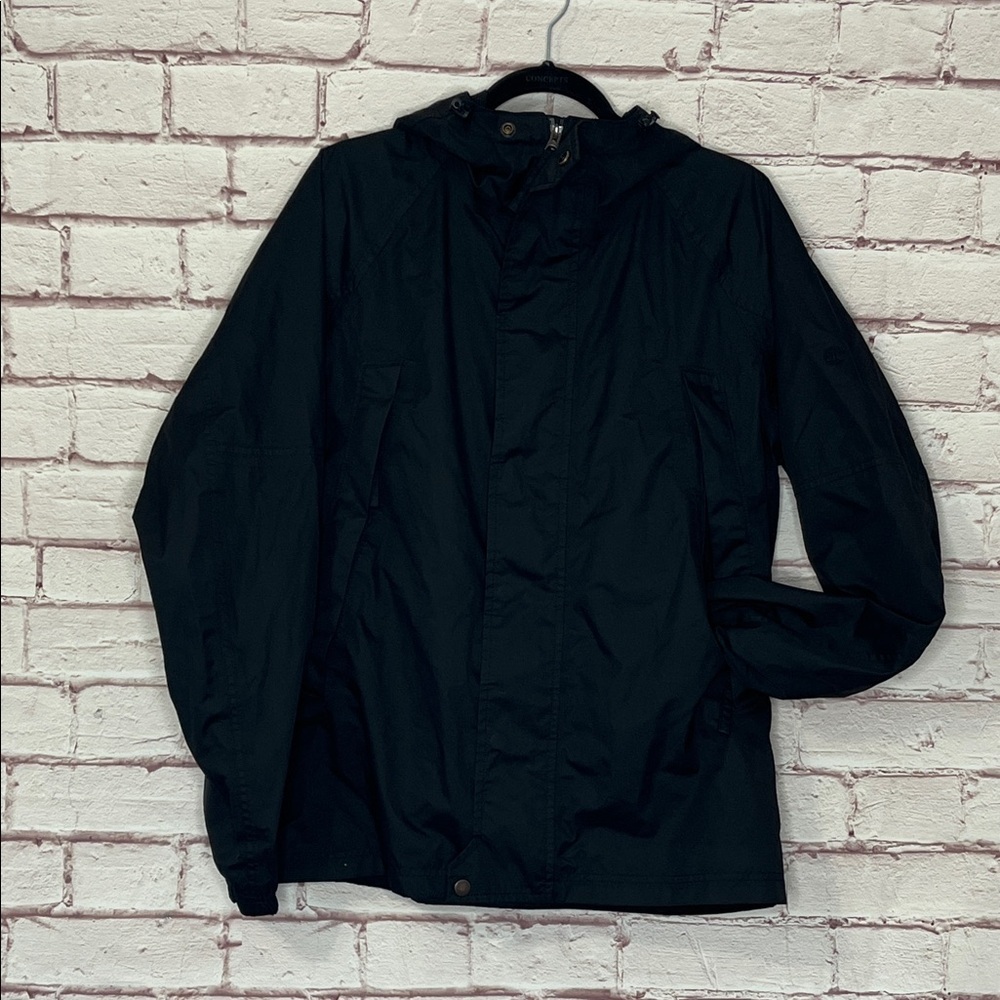 Timberland Waterproof Hooded Jacket Black Medium EUC
